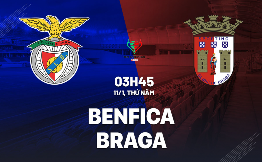 Nhận định bóng đá Benfica vs Braga
