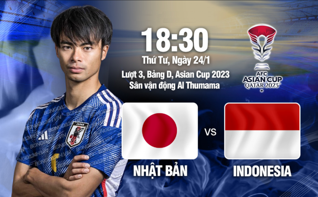 Nhận định bóng đá Nhật Bản vs Indonesia