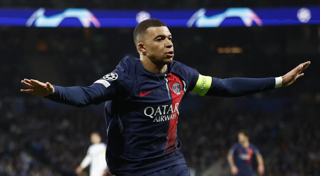 Mbappe đứng đầu danh sách ghi bàn ở Champions League với 6 bàn