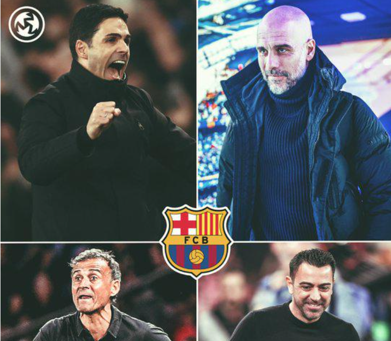 4 HLV vào tứ kết Champions League đều là cựu cầu thủ Barcelona
