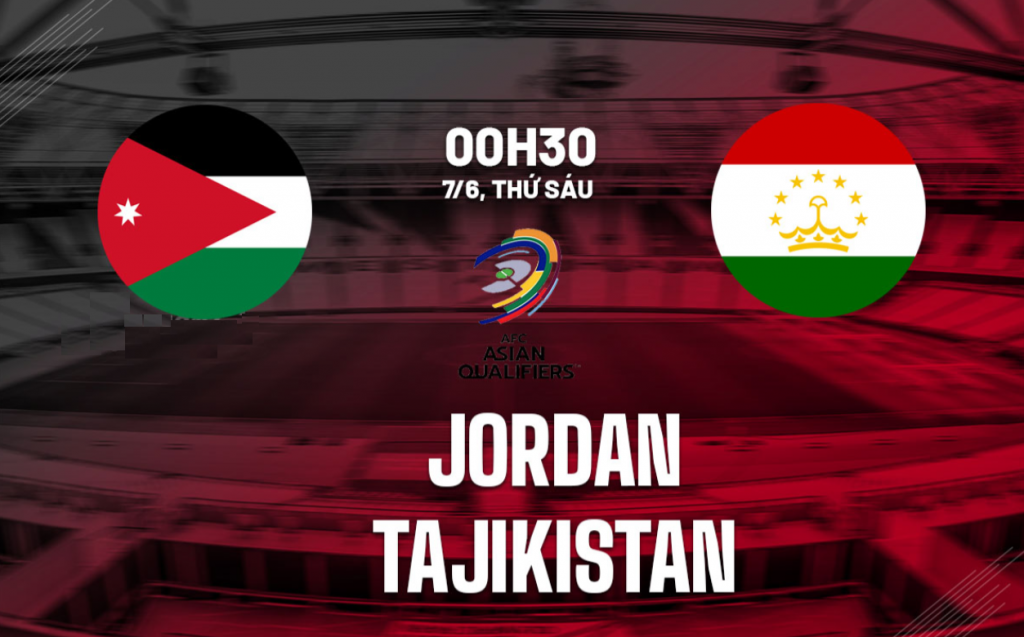 Nhận định bóng đá Jordan vs Tajikistan